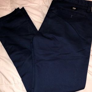 Vans navy blue chinos